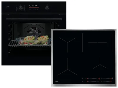 Produktbild von AEG Set Backofen BP3100B + Induktionskochfeld OIO64C00XB Statement Line