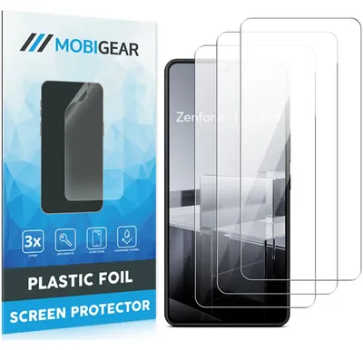 Produktbild von Mobigear Displayschutzfolie für ASUS Zenfone 11 Ultra – Displayschutzfolie, kompatibel mit Hüllen (3er-Pack)
