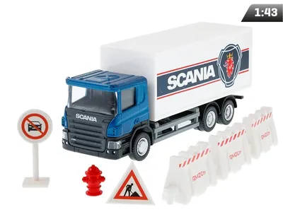 Produktbild von Modell 1:64, RMZ City SCANIA - Solo + Zubehör