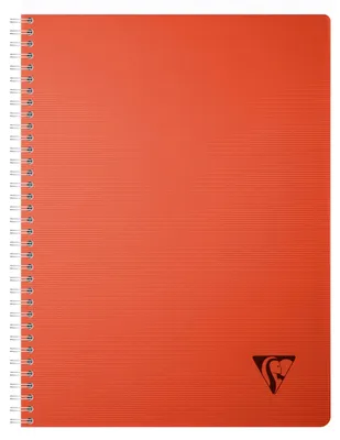 Zdjęcie produktu dla Clairefontaine 327123C Clairefontaine Spiralbuch LINICOLOR, DIN A4, krapprot