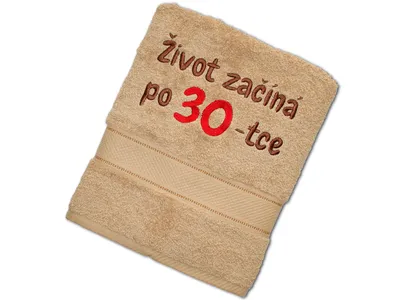 Obrázok produktu pre Osuška Život sa začína po 30-tke CZ
