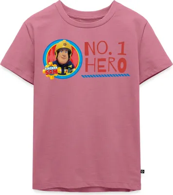 Produktbild von Spreadshirt Feuerwehrmann Sam™ No. 1 Hero Kinder Premium T-Shirt, 134/140 (8 Jahre), Mauve