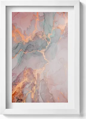 Produktbild von Tekstura marmuru– Wandbild mit Rahmen – Gerahmtes Bild  – Wanddekoration – 20x30 cm – Weiß