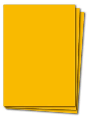 Bastelkarton DIN A4, Gelb, 240 g/m², 100 Blatt