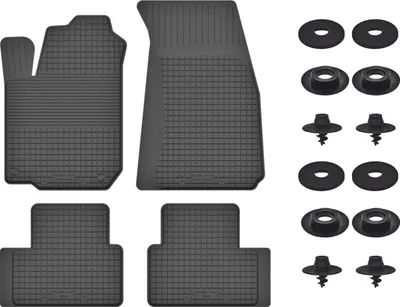 Produktbild von Gummimatten Mit Stoppern Für: Renault  Clio V (2019-) Schwarz Set