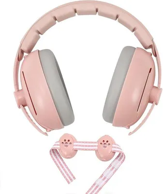 Produktbild von Kinderhörgerät -Gehörschutz -Ohrschutz -2-in-1 Set -Reisbox -für Babys und Kleinkinder (0-4 Jahre) -Anti-Slip -Grau