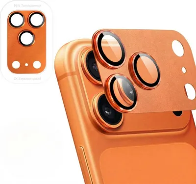 Image de imoshion Camera Protector Glas 2 Pack pour Apple iPhone 17 Pro Max - Cosmic Orange