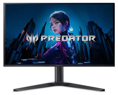 Produktbild von Acer Predator X27 QD-OLED X27X1bmiippruzx, 67,3 cm (26.5"), 3840 x 2160 Pixel, 4K Ultra HD, QD-OLED, 0,03 ms, Schwarz