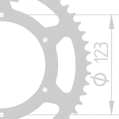 Produktbild von 101_Octane Kettenrad 62Z kompatibel mit Aprilia RS 50 ab 2006, Derbi GPR 50 R, Senda SM DRD Racing ab 2011