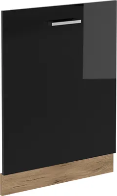 Image de Façade de lave-vaisselle Vicco R-Line Noir Haute brillance 60cm sans PT, Model 54474