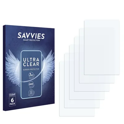 Produktbild von 6x Für Wahoo Elemnt GPS Schutzfolie Savvies Displayschutz Display Schutz Folie Klar Transparent