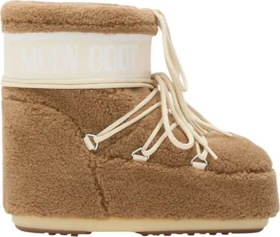 Produktbild von MOON BOOT Icon Low urbaner Fleece Damen Winterstiefel braun EU 39-41