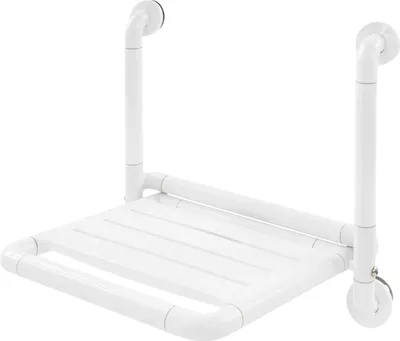 Produktbild von Klappbarer Duschsitz, Wandmontage, faltbares Design, WEISS