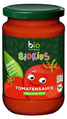 Zdjęcie produktu dla Biozentrale BioKids sos pomidorowy owocowy łagodny i przyjazny dla dzieci 350g
