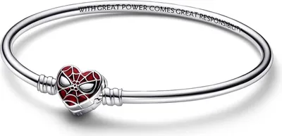 Produktbild von Pandora Moments Marvel Spider-Man Maske Kugelverschluss Armreif 592324C01 Damenarmband, Armbandumfang:21cm