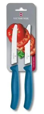 Produktbild von Victorinox Swiss Classic Tomaten-/Tischmesser – 2 Stück – gezahnte Klinge 11 cm