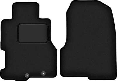Immagine prodotto di Wielganizator tappetini auto velours anteriori adatto per Honda Civic VII (2001-2007, 5 porte) neri, set 2 pz, con fissaggi