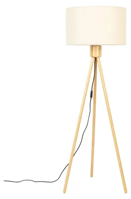 Produktbild von Zuiver Fan Stehlampe Mit Stativ Bamboo
