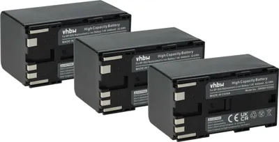Produktbild von vhbw 3x Akku Ersatz für Canon BP-955 für Videokamera Camcorder (4400 mAh, 7,4 V, Li-Ion)