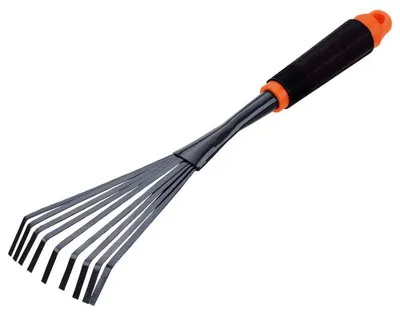 Produktbild von Stocker Handrechen Mit 9 Zinken Orange  Orange One Size