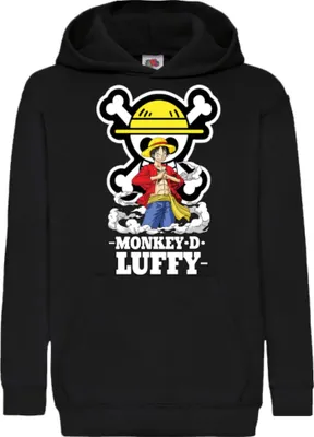 Produktbild von Kinder Kapuzenpullover One Manga Piece Anime 007, 5-6 Jahr - 116 / Schwarz