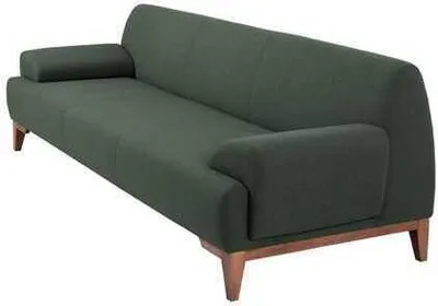 Immagine prodotto di Divano a tre posti verde scuro Divano imbottito soggiorno Divano a 3 posti