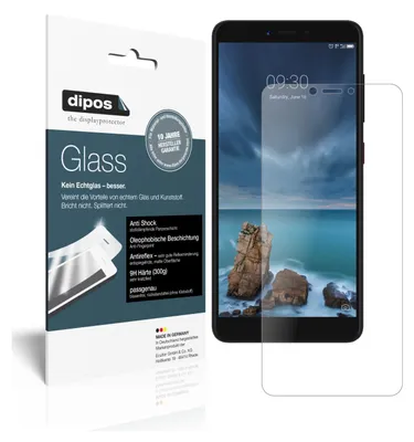 Produktbild von 2x Schutzfolie für ZTE Blade A7 Vita matt - Anti-Shock 9H Folie dipos Glass