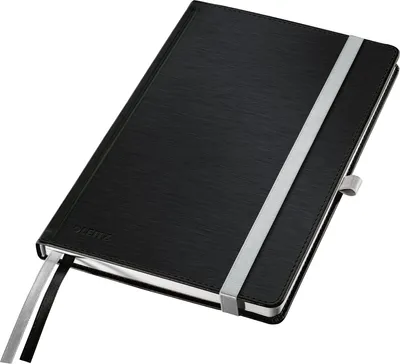 Produktbild von Leitz 44861094, Einfarbig, Schwarz, A5, 80 Blätter, 100 g/m², Kariertes Papier