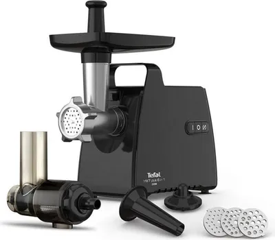 Produktbild von Tefal Fleischwolf Hv7 Nachfolger Kunststoff + Entsafter Fleischwolf Schwarz NE553838