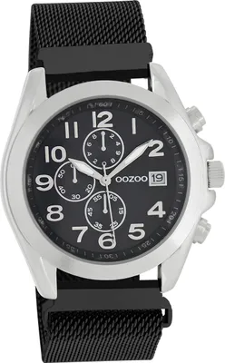Image de Oozoo métal femme montre analogique à quartz bracelet noir Timepieces D2UOC10732