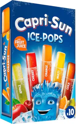 Zdjęcie produktu dla Capri Sun Ice Pops lód wodny do samodzielnego zamrażania 10x40ml opakowanie 400ml