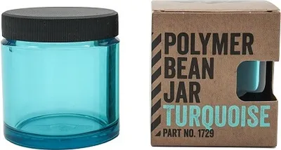 Produktbild von Comandante Polymer Bean Jar Bohnenbehälter mit Deckel Türkis