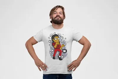 Produktbild von D&B Férfi Uni Polo  PC00020 Michael Jackson Zombie Weiß-Größe 5XL