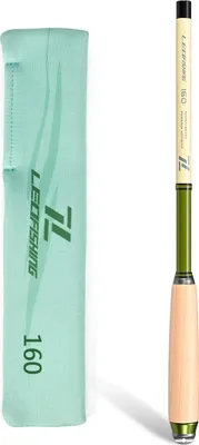 Obrázek produktu pro Výsuvný rybářský prut Camping Mini Fishing Rod Teleskopický rybářský prut s masivní dřevěnou rukojetí 1,6 m