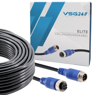 Obrázek produktu pro Prodlužovací kabel ELITE | 4-pinový pro couvací kamery | 1,5 metru
