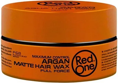 Image de Red One - Cire pour cheveux - Argan Matt - Coiffure nourrissante - Pour un soin intense et un look mat - 150 ml - 1 pièce