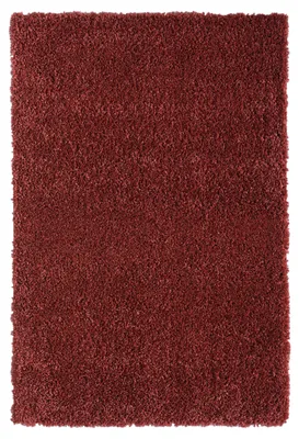 Obrázek produktu pro Koberec MY-RUG, koberec s vysokým vlasem Shaggy Star, 180x120, červený, mírně lesklý, extra nadýchaný, obdélníkový tvar