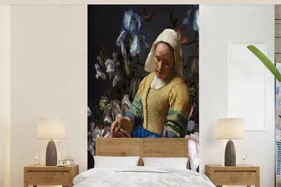 Produktbild von Regenbogenblumenfotobehang 120 x 240 cm