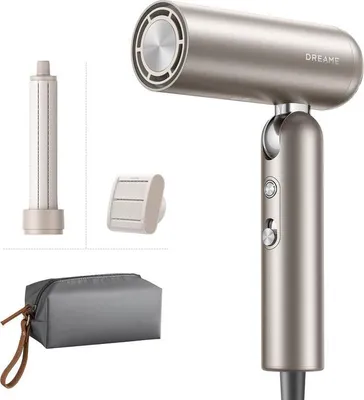 Produktbild von Dreame Pocket, 110000 RPM, 70 m/s, 50 m³/h, 57 °C, 60 dB, Gold