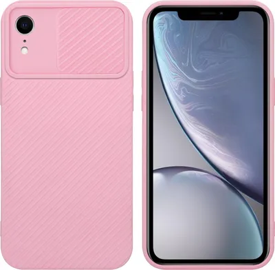 Produktbild von Cadorabo Hülle für Apple iPhone XR Schutz Hülle in Rosa Handyhülle TPU Etui Case Cover Kameraschutz