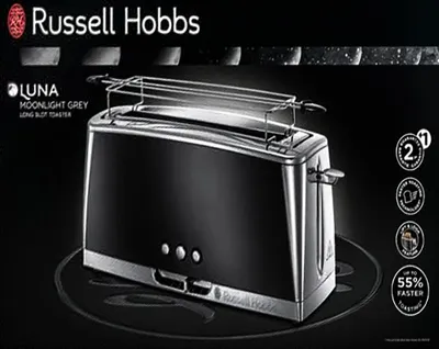 Produktbild von Russell Hobbs Toaster 23251-56 Luna Edelstahl grau, 6 Stufen