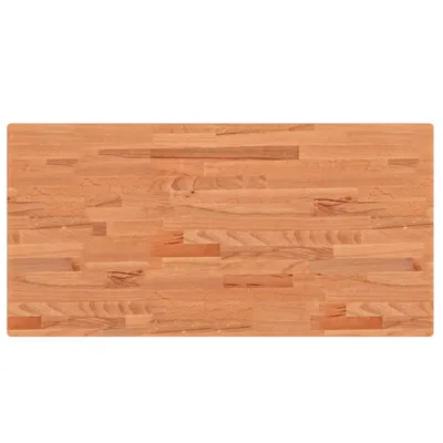 Produktbild von Tischplatte 100x50x4 cm Rechteckig Massivholz Buche