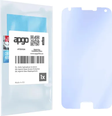Produktbild von apgo Displayschutzglas für Samsung Galaxy S5 SM-G900F Bildschirmschutz, 9H Hybrid Schutzglas mit Keramikbeschichtung [Glänzend, Full Glue]