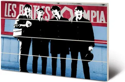 Immagine prodotto di Beatles - Tavolo "In Paris" PM10805 (40 cm x 59 cm) (Blau/Schwarz/Rot)