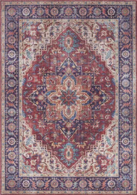 Produktbild von Hanse Home Asmar Kurzflor Teppich Anthea Pflaumenrot