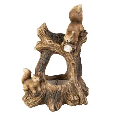 Produktbild von Pflanzgefäß - Baumstamm - aus Magnesia - ca. 32,5 x 22 x 42,5 cm
