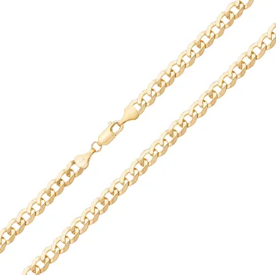 Produktbild von Wunderschön 9 Karat (375) Gold Damen - Panzer Kette - 46cm*6mm; TRS19548L189KY