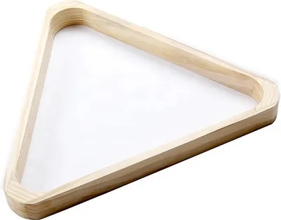Produktbild von Pegasi Billard Dreieck - Triangel - 57,2 mm - Billard - Pool - Holz - Billard Zubehör - Schwarz