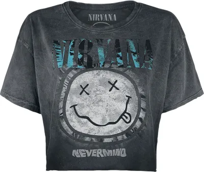 Produktbild von Nirvana T-Shirt Damen Nevermind grau Band-Merch, Bands 100% Baumwolle L