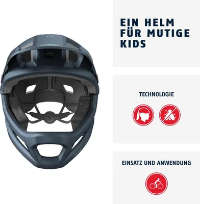 Image de Casque Enfant Abus 03420 - YOUDROP FF MIDNIGHT BLUE S